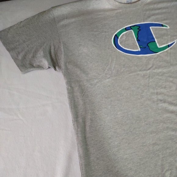 CHAMPION  MEN'S T-SHIRT SIZE XL GREY - Picture 3 of 8